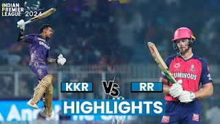 KKR vs RR Highlights Rajasthan Royals Defeat Kolkata Knight Riders By 2 Wickets  IPL 2024 [upl. by Moll]