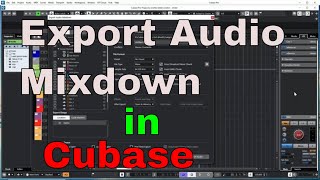 Export Audio Mixdown in Cubase [upl. by Natanoj]