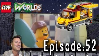 Lets Play Lego Worlds Episode 52 Building a Drivein Movie Theater in Ivory City [upl. by Eskill]