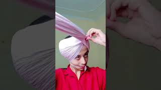 Wattan wali pagg without base shorts pagg turban shortvideo viral [upl. by Arrik789]