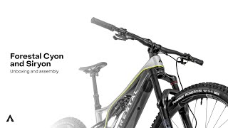 Forestal Cyon and Siryon unboxing and assembly  Forestal Bikes support [upl. by Ekrub]