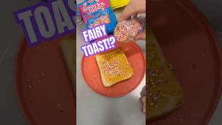 IT’S FAIRY BREAD DAY Tig doesn’t like it though so today we tried FAIRY TOAST [upl. by Ayrolg]