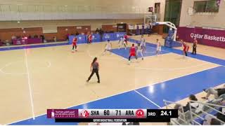 Al Shamal vs Al Arabi Basketball Live [upl. by Aserret25]