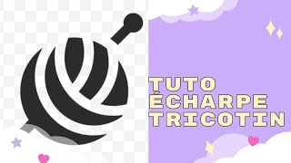 tuto écharpe au tricotin rectangulaire [upl. by Etnecniv]