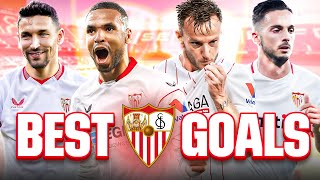 SEVILLA FC un GOLAZO contra CADA EQUIPO de LALIGA EA SPORTS [upl. by Kilah]