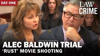 Prosecutor Rips Alec Baldwin for Death of Cinematographer in Opening Statement — Rust Trial Day 1 [upl. by Nygem]