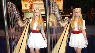 CAROL OF THE HARPS Harp Twins Electric Harp [upl. by Tnemelc558]