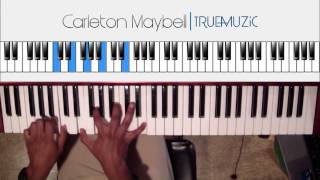 Jupiter Love  Trey Songz Piano Tutorial [upl. by Gorrian]