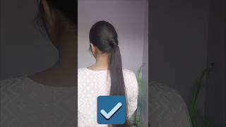 Try this ponytail hairstyle yt [upl. by Nicolella]