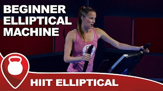 Beginner Elliptical Machine  Low Impact HIIT Workout [upl. by Graves]