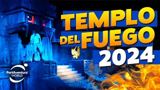 🟣 Así está Templo del Fuego 🔥 de PortAventura en 2024 POV [upl. by Clair]