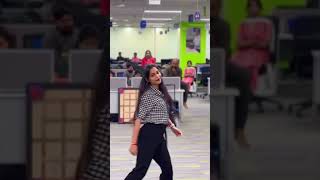 Flash mob at office 💃🏻 ytshorts dance reels ytshorts corporatelife flashmob [upl. by Jarl]