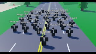 I HIRED 100 BODYGUARDS IN BROOKHAVEN [upl. by Ydnyc]