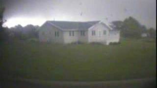 Video shows tornado destroying house [upl. by Oigimer]