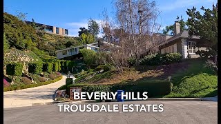 Driving Beverly Hills Trousdale Estates [upl. by Hceicjow]