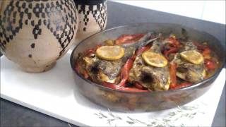 Recette Poisson au Four  HOUT FI FORN [upl. by Naenej]