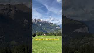 Stunning Green Pastures Above Wengen  Swiss Alps Panorama [upl. by Iohk]