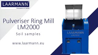 Pulveriser Ring Mill LM2000  Soil samples [upl. by Neeleuqcaj]