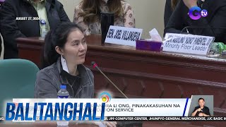 Shiela Guo at Cassandra Li Ong pinakakasuhan na ng National Prosecution Service  Balitanghali [upl. by Eihs]