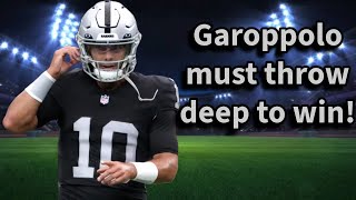 Tale of the tape Garoppolo has to throw deep to beat the Steelers [upl. by Haneeja]