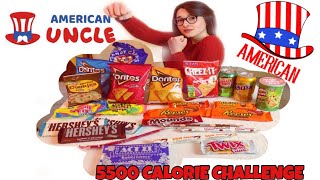 5500 CALORIE CHALLENGE GIRL VS FOOD 👊🏼❤️SNACK AMERICANI 🇺🇸🍟 CHEAT MEAL  CE LA FARÒ ⁉️GA [upl. by Ennovahc221]