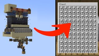 4000 IngotsHour Iron Farm Tutorial  Minecraft Create Mod [upl. by Aleekahs]