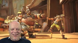 REACTION VIDEO  quotJunkertown The Planquot Overwatch  I Gotta Hang Out With These Guys [upl. by Nylemaj980]