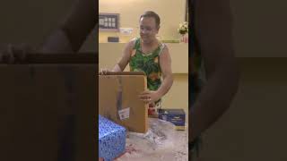 unboxing birthday giftmelvyns uncle🎉🎉 [upl. by Heman61]