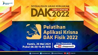 Pelatihan Aplikasi Krisna DAK 2022 Sesi 2 [upl. by Micco309]