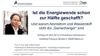 Ist die Energiewende schon zur Hälfte geschafft [upl. by Hahnert]