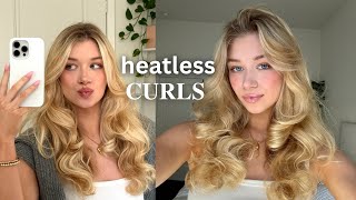 Overnight Blowout the BEST heatless curls [upl. by Ycaj]