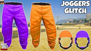 AFTER PATCH HOW TO GET ORANGE AND PURPLE JOGGERS IN GTA 5 ONINE 168 NO TRANSFER [upl. by Arin265]