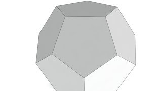 Dodecahedron Video Tutorial SolidWorks [upl. by Hazen694]