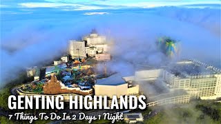 Genting Highlands  Live In The Cloud  SkyWorld Opening 8 Feb 22  7 Things To Do  Weekend Getaway [upl. by Ahsiekan]