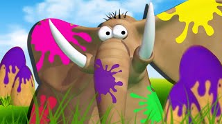 Gazoon  Colorful Elephant  Jungle Book Diaries  Funny Animal Cartoon For Kids [upl. by Lugo613]