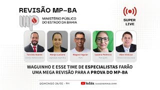 MEGA REVISÃO PARA O CONCURSO MPBA [upl. by Eillek]