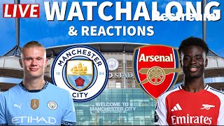 Live MANCHESTER CITY 12 ARSENAL Highlights And Reactions 2425 Premier League [upl. by Claiborn515]