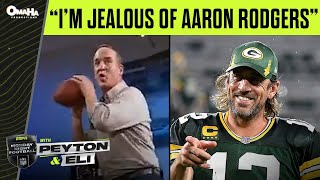 Why Peyton Manning is Jealous of Aaron Rodgers  Monday Night Football with Peyton and Eli [upl. by Boniface714]