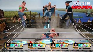 WWE 2K Battlegrounds Gameplay  Fatal Four Way Match Official Gameplay [upl. by Chantalle]