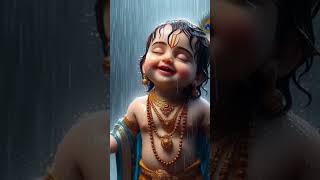 Makhan chor Little Krishnaviral video Shri Krishnahare Krishna hare Ram [upl. by Odlanir]