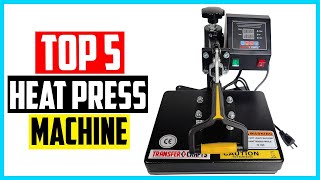 Top 5 Best Heat Press Machine in 2024 [upl. by Germano]