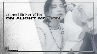 cc  flicker effect on alight motion [upl. by Malliw790]