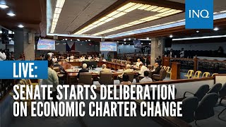 LIVE Senate starts deliberation on economic Charter change [upl. by Aisatan]