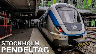 🇸🇪 Stockholm Suburban Railways  Stockholm SBahn Pendeltåg 2023 4K [upl. by Atnuhs100]