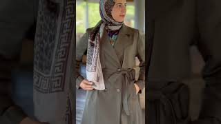 GABARDINE VERTE fashion hijabstyle dress style fashionstyle hijab [upl. by Edijabab309]