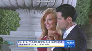 David Zepeda grabó sus primeras escenas en quotHasta El Fin Del Mundoquot [upl. by Sindee]