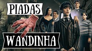 COMO WANDINHA LIDA COM PIRANHAS E PSICOPATAS NO EPISÓDIO 1 SÉRIE DA NETFLIX WANDINHA [upl. by Schroeder629]