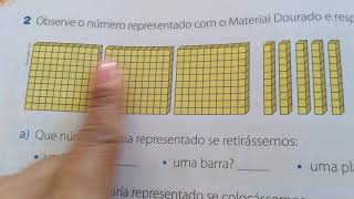 Centenas dezenas e unidades com Material Dourado [upl. by Pantia]