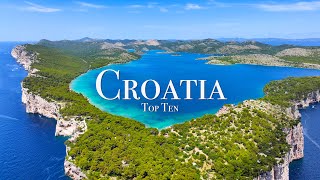 Top 10 Places To Visit in Croatia  Travel Guide [upl. by Sadowski149]