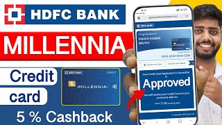 HDFC Millennia Credit Card  HDFC Bank Best Credit Card  millennia credit card review and apply [upl. by Oika]